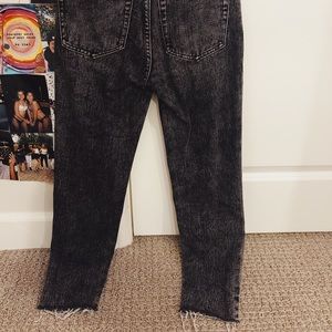 Pacsun: Black Acid Wash Mom Jeans